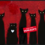 Schwarze Katzenfamilie 6 – Verkauft