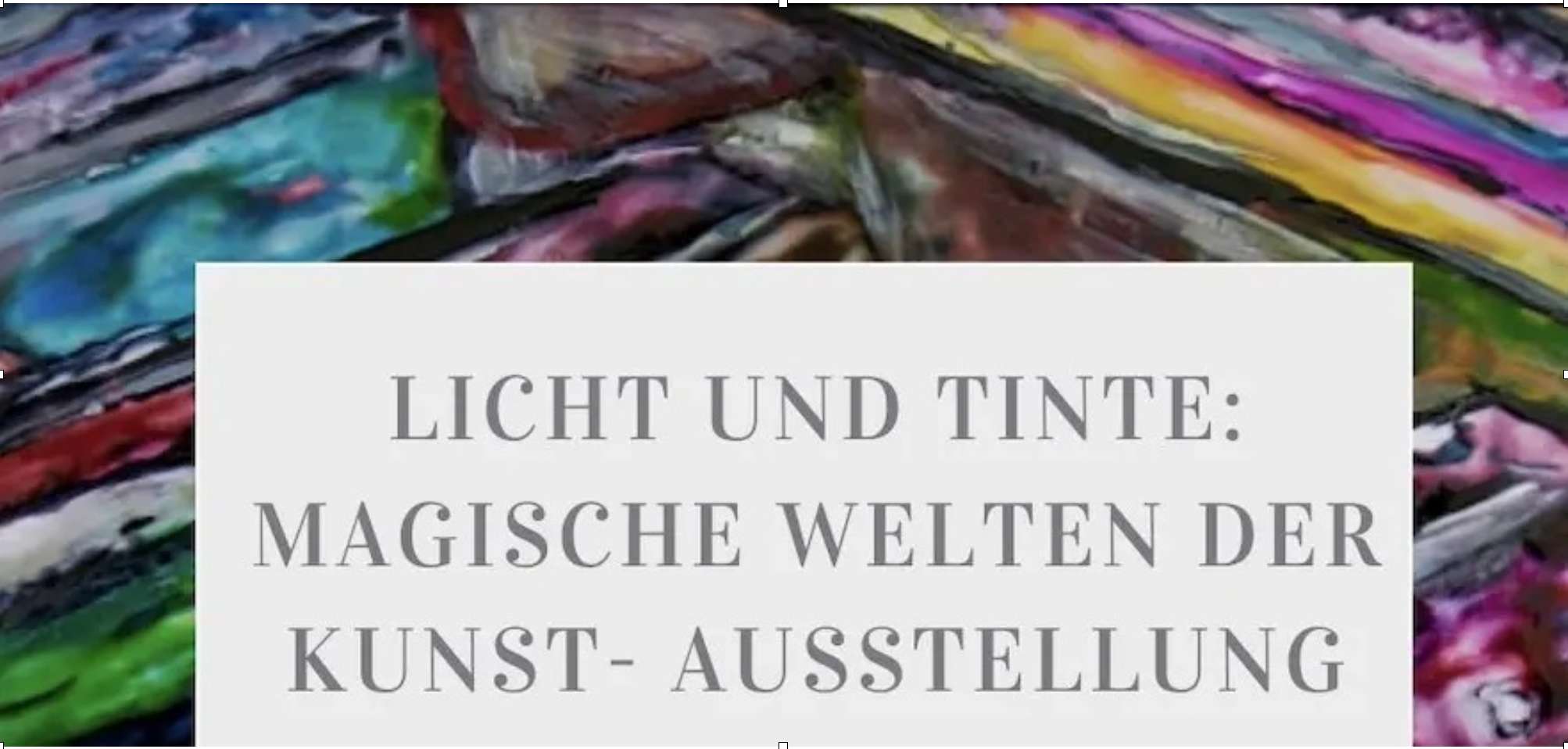 Du betrachtest gerade Licht und Tinte – Ausstellung