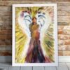 Ethereal Guardian: Abstract Angel