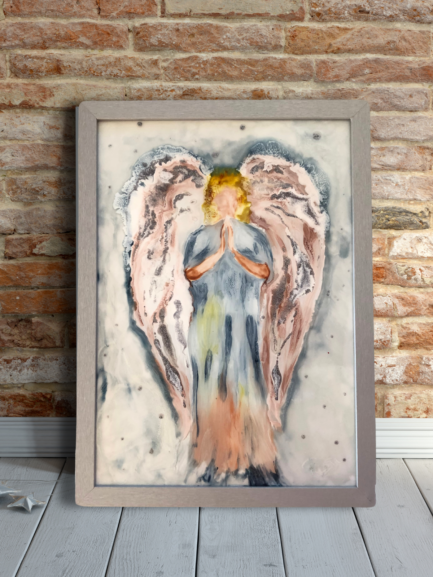 Zarte Beschützerin-Pastell Angel