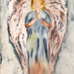 Zarte Beschützerin-Pastell Angel