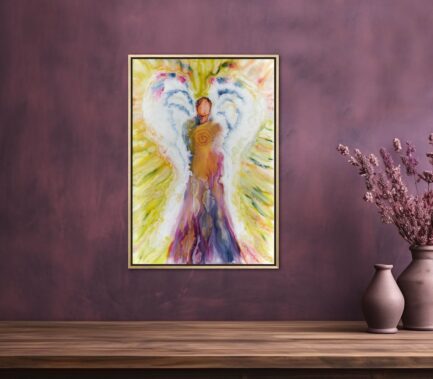 Ethereal Guardian: Abstract Angel GS 2023