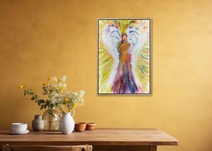 Ethereal Guardian: Abstract Angel GS 2023