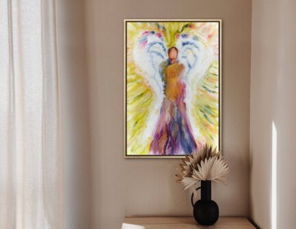 Ethereal Guardian: Abstract Angel GS 2023