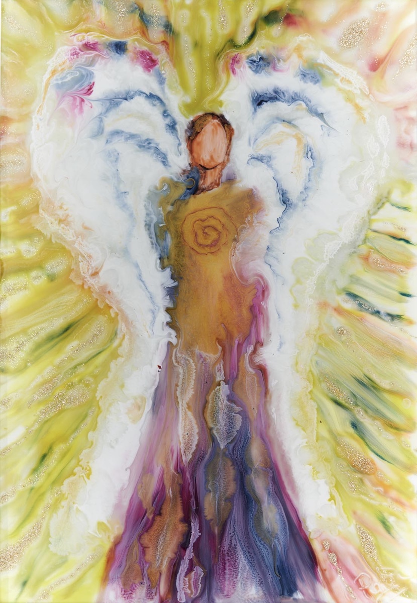 Ethereal Guardian: Abstract Angel GS 2023