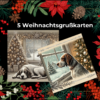 Teile die Wärme der Feiertage 5 Weihnachtsgrußkarten II