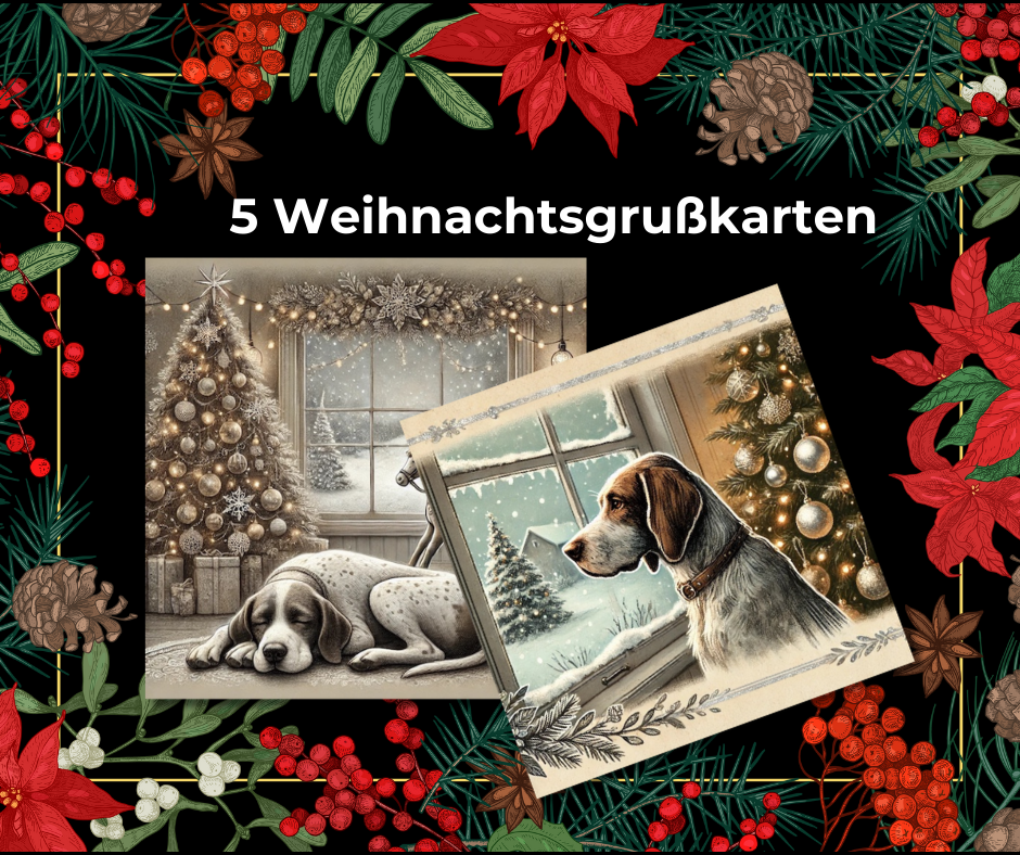 Teile die Wärme der Feiertage 5 Weihnachtsgrußkarten II