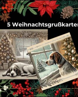 Teile die Wärme der Feiertage 5 Weihnachtsgrußkarten II