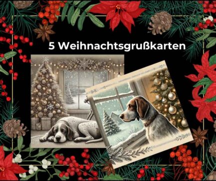 Teile die Wärme der Feiertage 5 Weihnachtsgrußkarten II