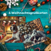 Teile die Wärme der Feiertage 5 Weihnachtsgrußkarten I