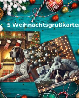 Teile die Wärme der Feiertage 5 Weihnachtsgrußkarten I