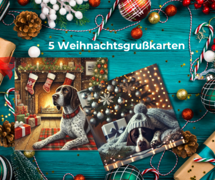 Teile die Wärme der Feiertage 5 Weihnachtsgrußkarten I