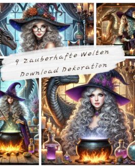 9 Zauberhafte Welten – Download Dekoration