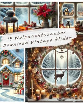 19 Weihnachtszauber – Download Vintage Bilder