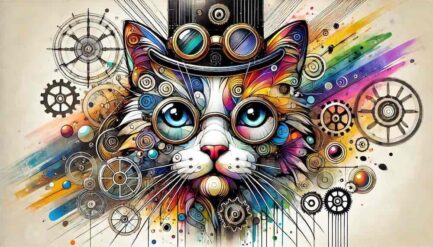 Steampunk Katze 2024 P