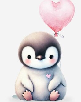Pinguin mit Herzballon 2023 GE – Limitierte Kunst zum Märchenpreis