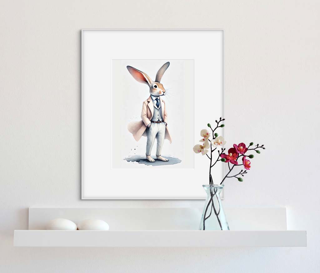 Frühlingshafte Eleganz Hase 2023 GE