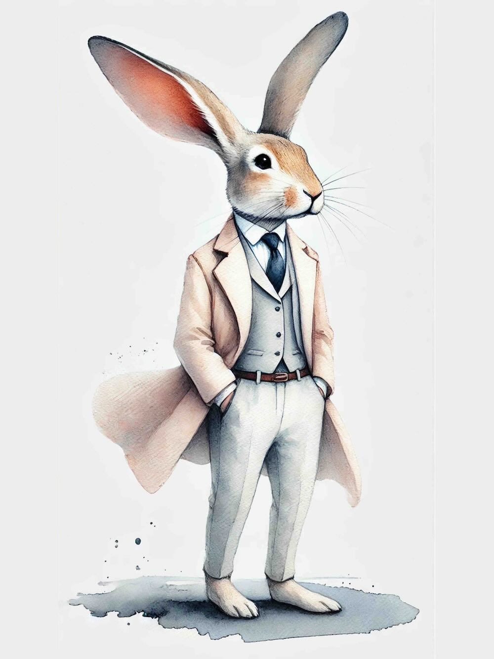 Frühlingshafte Eleganz Hase 2023 GS