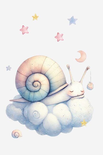 Schlummi, die Wolkenschnecke