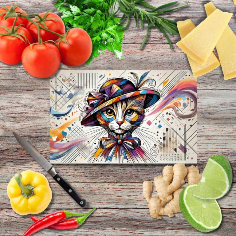 Die Prinzessin des Stils 2 Schneidebrett aus Glas