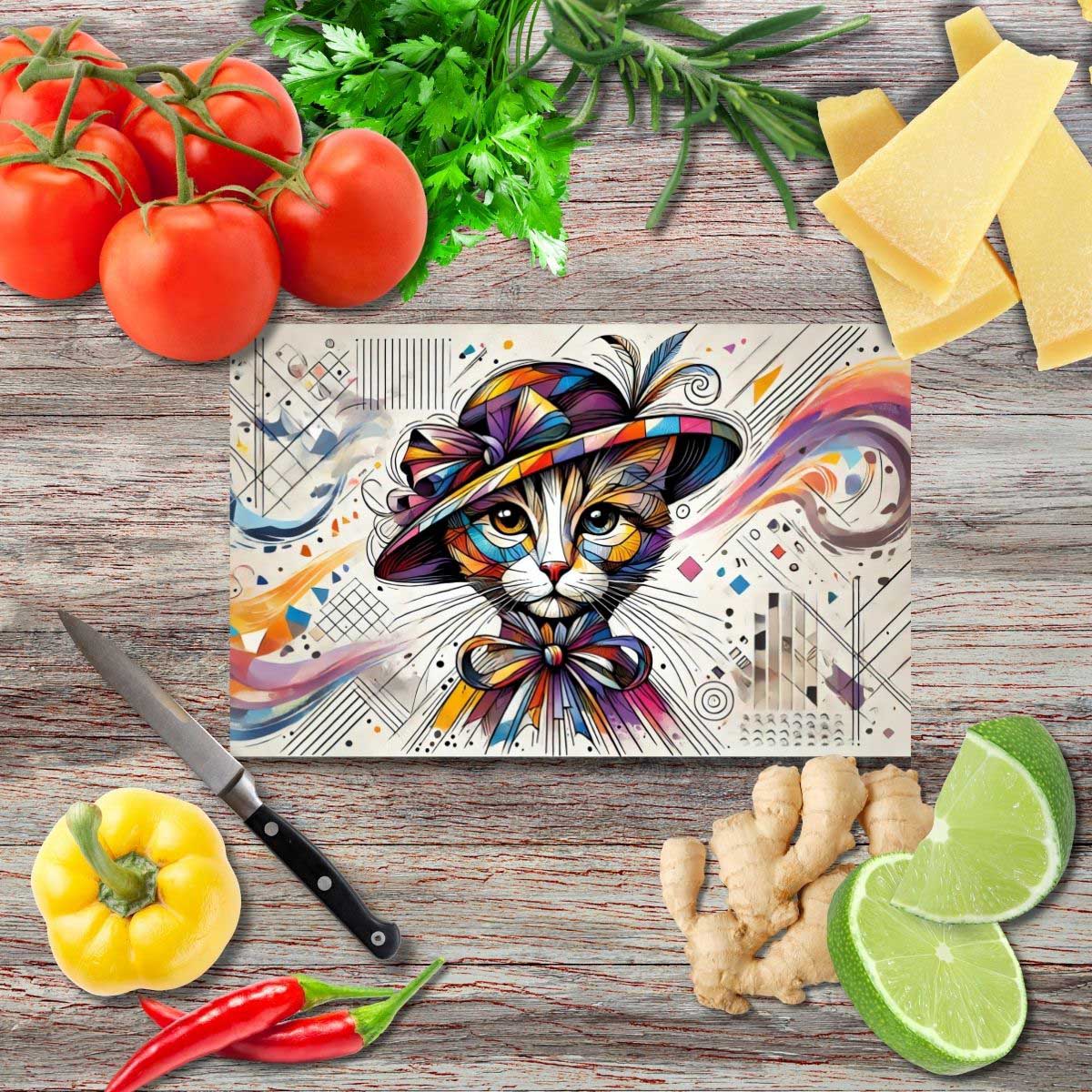 Die Prinzessin des Stils 2 Schneidebrett aus Glas