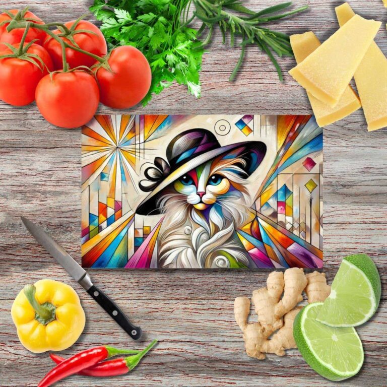 Die Prinzessin des Stils 1 Schneidebrett aus Glas