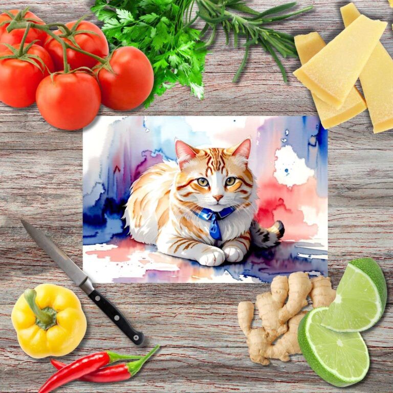 Erwartung Schneidebrett aus Glas