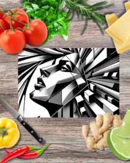 Leidende Energie Schneidebrett aus Glas