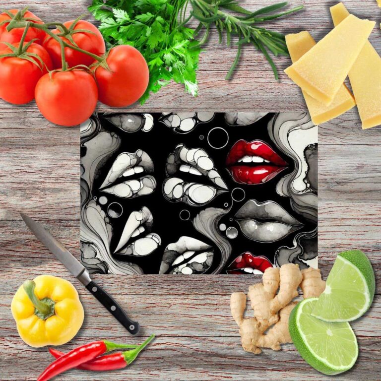 Dynamic Mirage Schneidebrett aus Glas