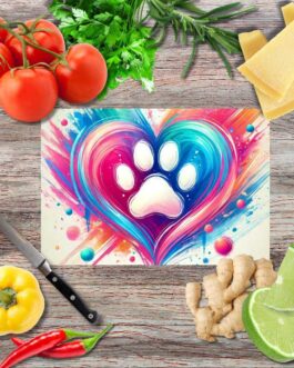 Forever 33 Schneidebrett aus Glas