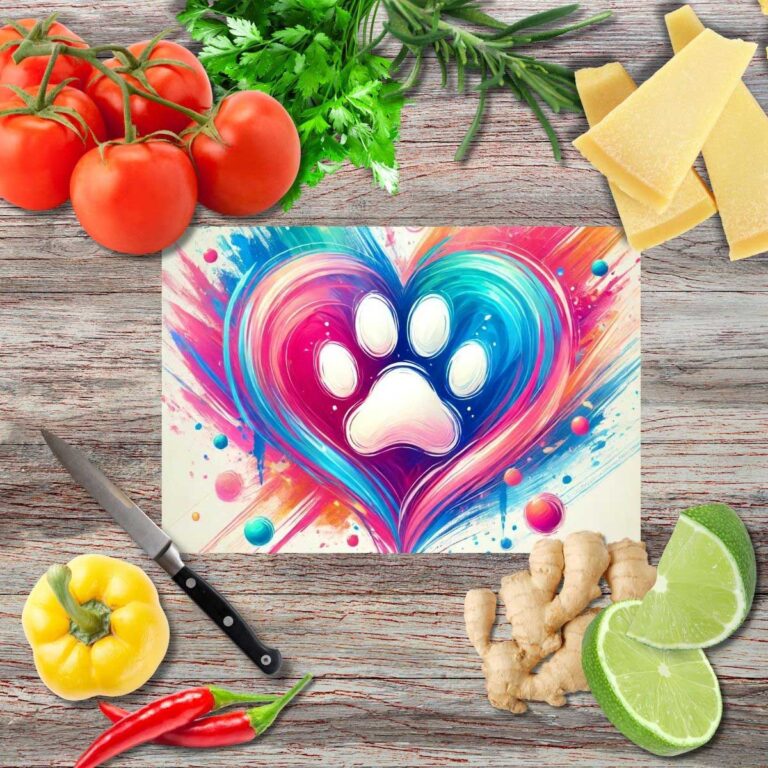 Forever 33 Schneidebrett aus Glas