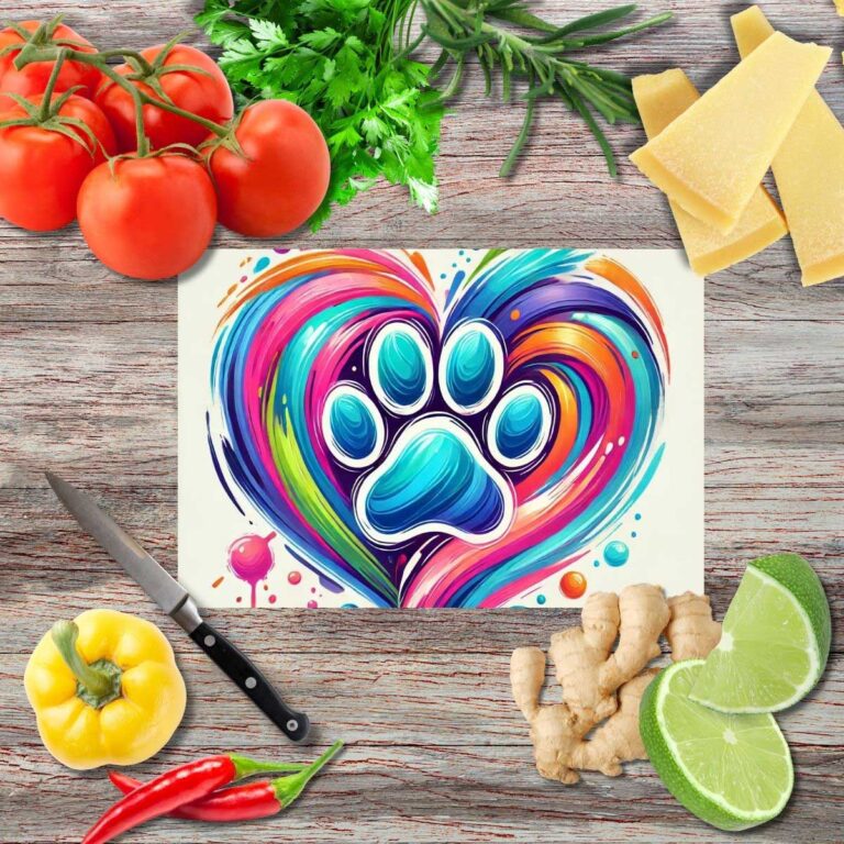 Forever 31 Schneidebrett aus Glas