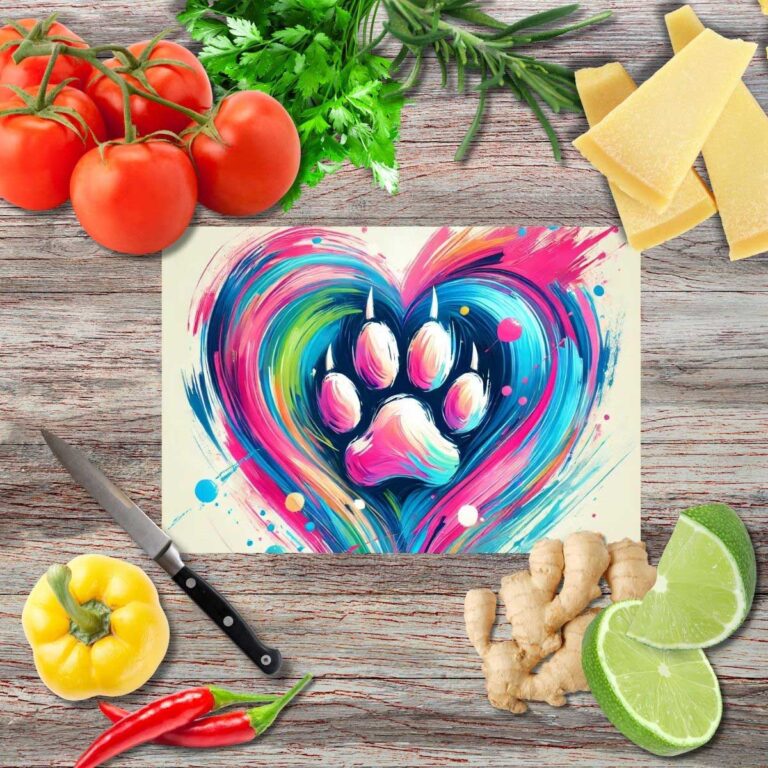 Forever 32 Schneidebrett aus Glas