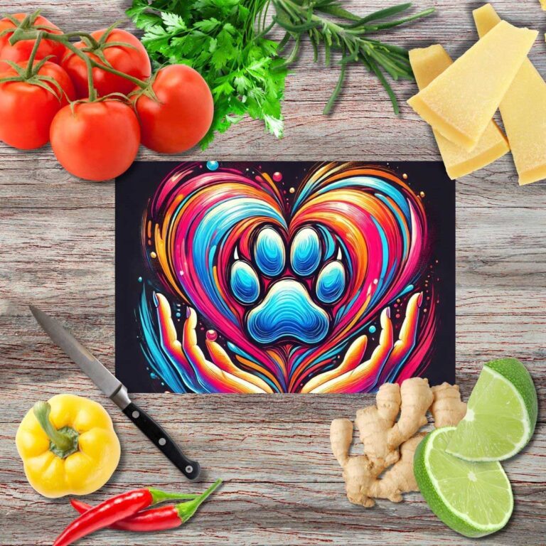 Forever 28 Schneidebrett aus Glas