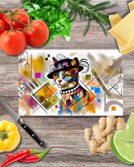 Die Prinzessin des Stils 3 Schneidebrett aus Glas