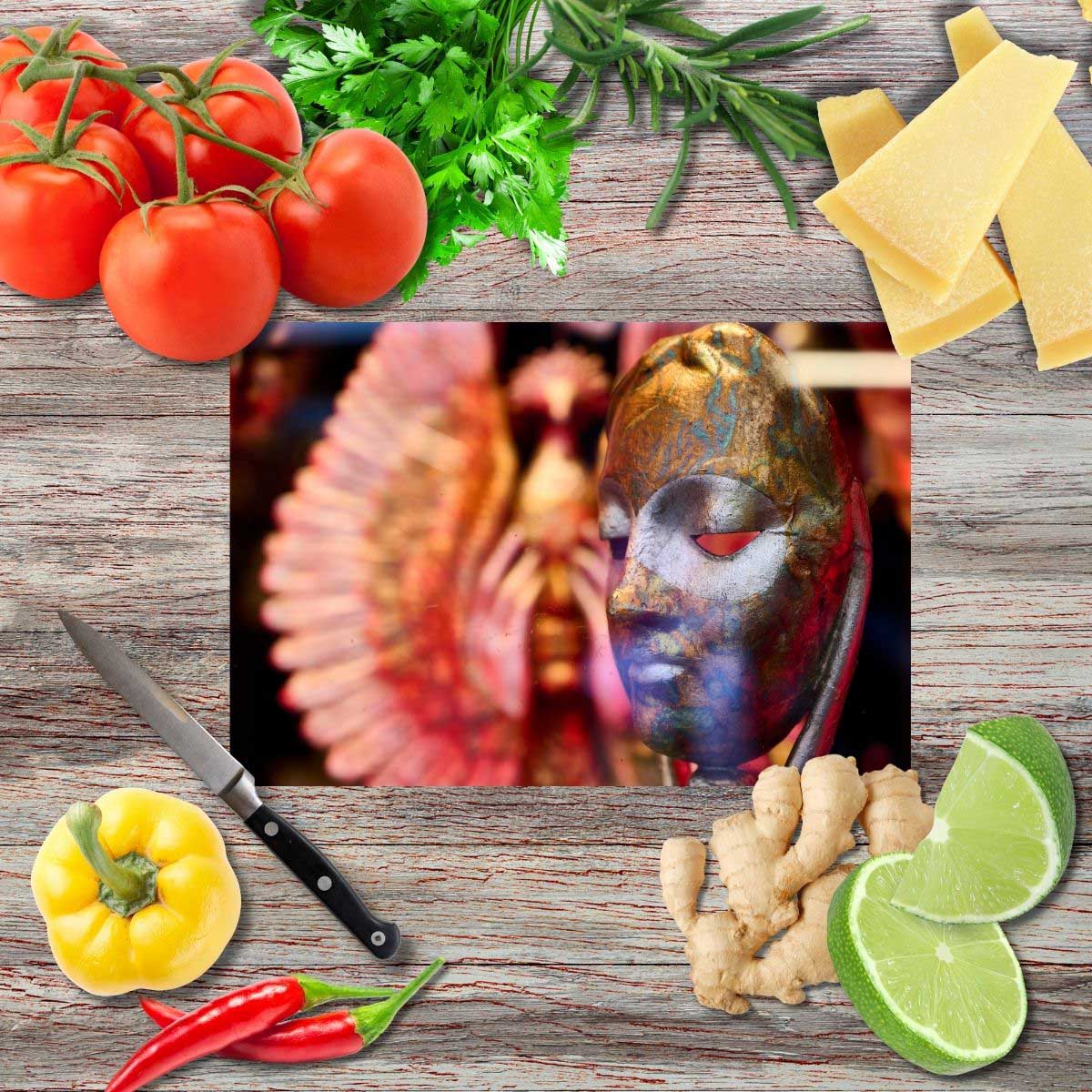 Ignorierte Gestalt Schneidebrett aus Glas