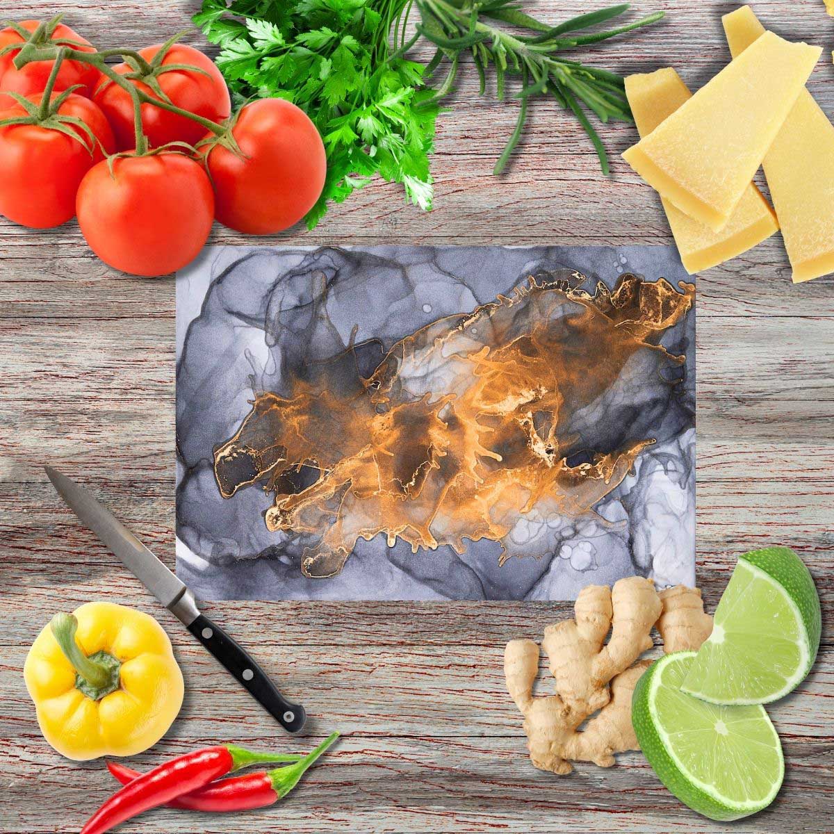 Flamme der Seele Schneidebrett aus Glas