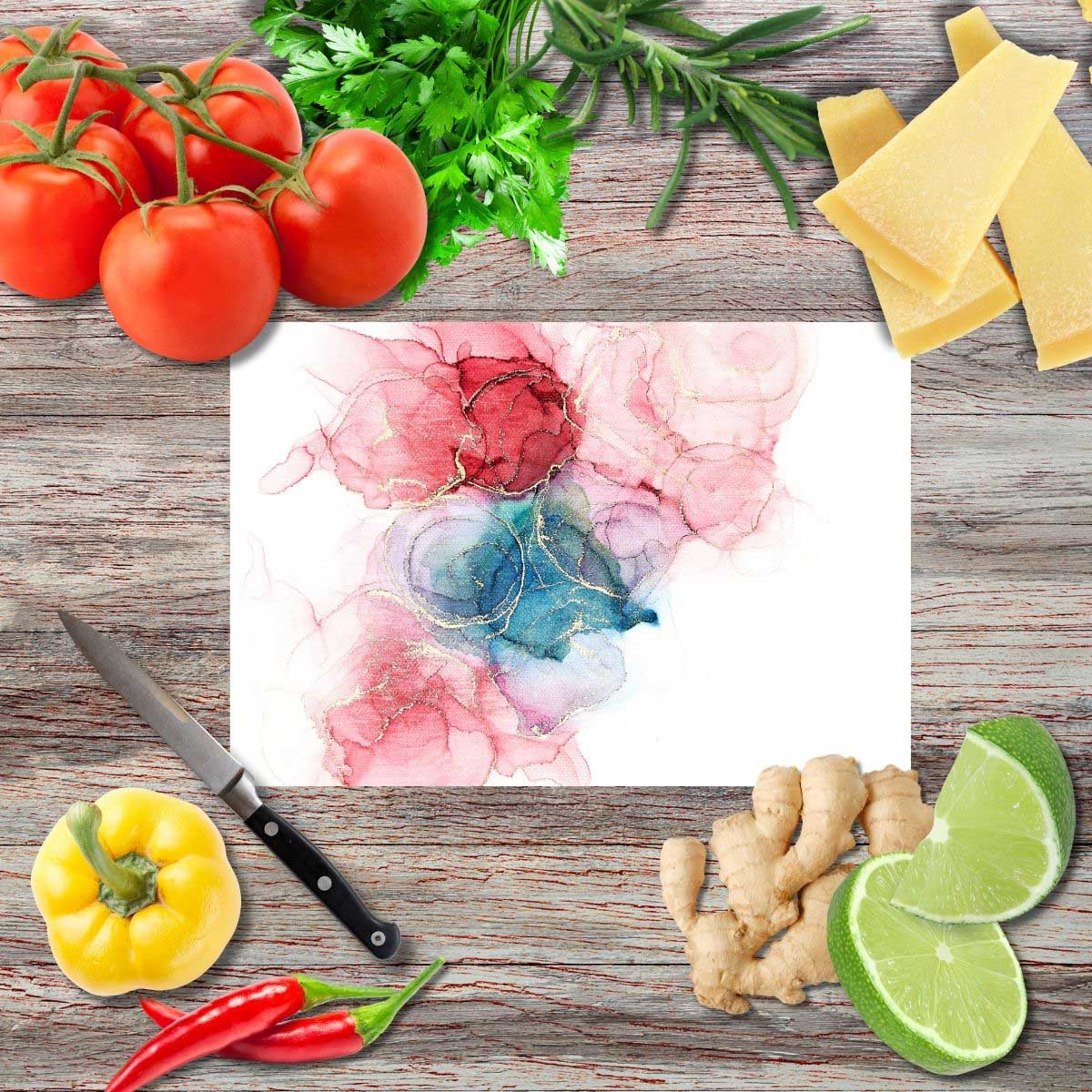 Seelen der Rosen Schneidebrett aus Glas