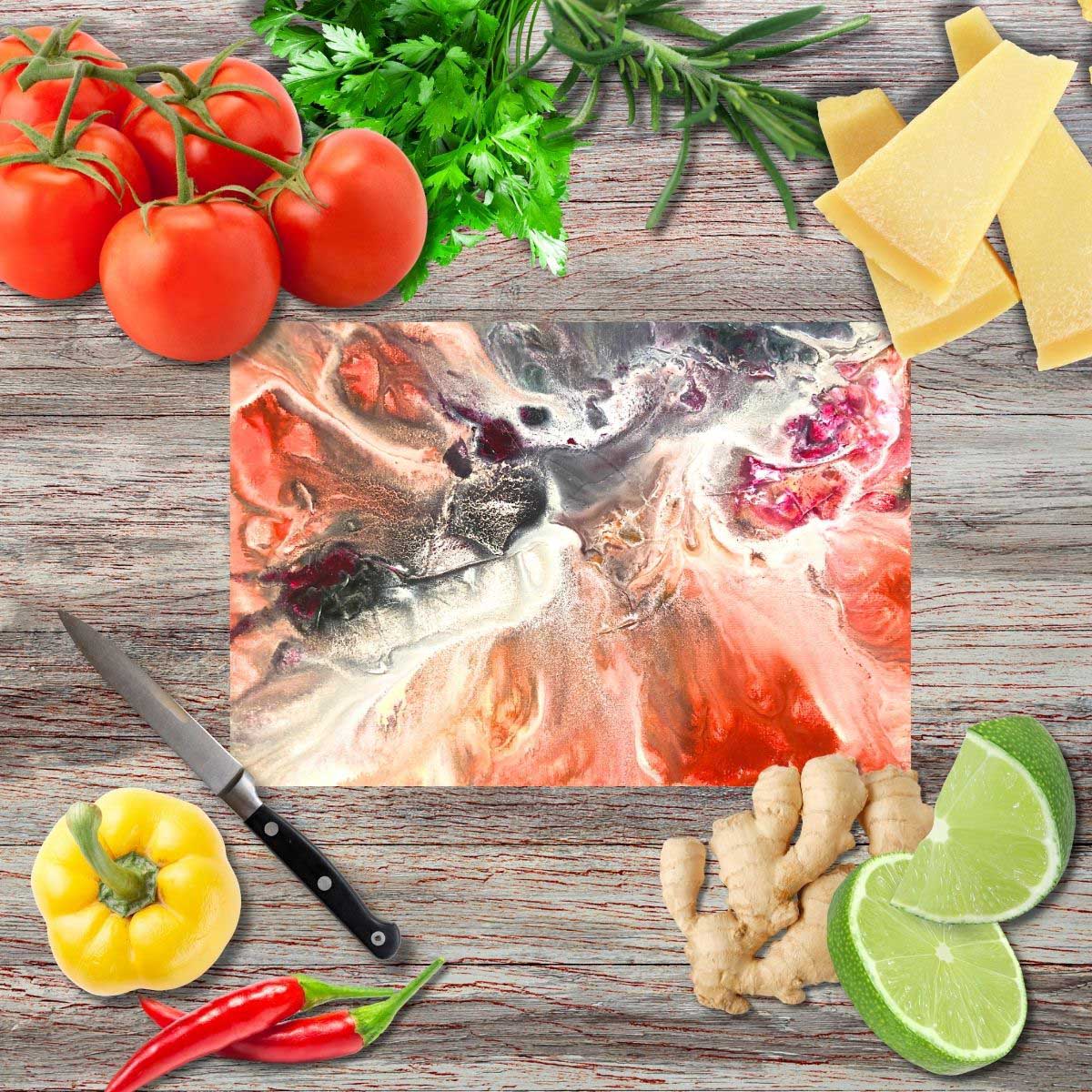 Die Fusion II Schneidebrett aus Glas