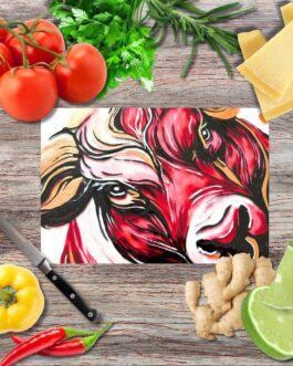 Erwachende Kraft 1 Schneidebrett aus Glas