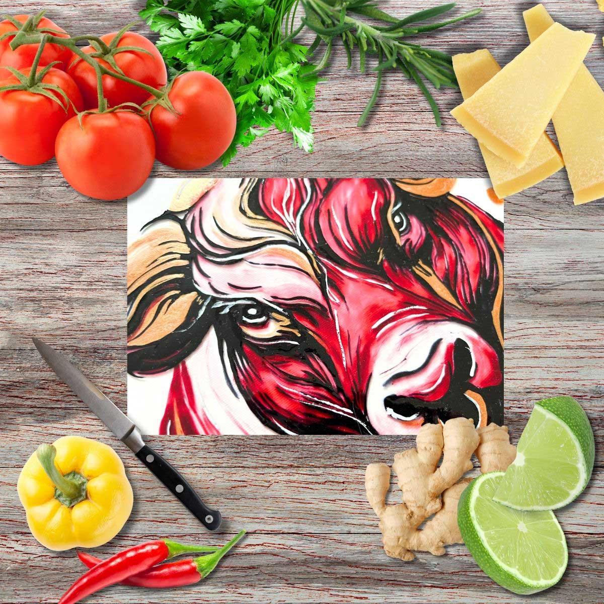 Erwachende Kraft 1 Schneidebrett aus Glas