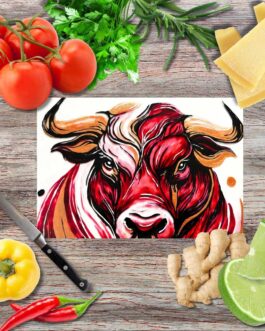 Erwachende Kraft 2 Schneidebrett aus Glas