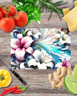 Blütenessenz 10 Schneidebrett aus Glas