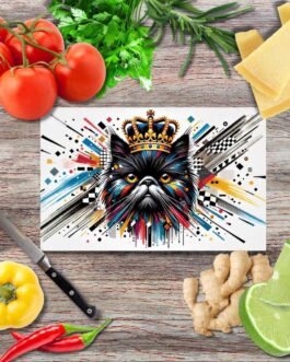 Königlicher Stolz Schneidebrett aus Glas