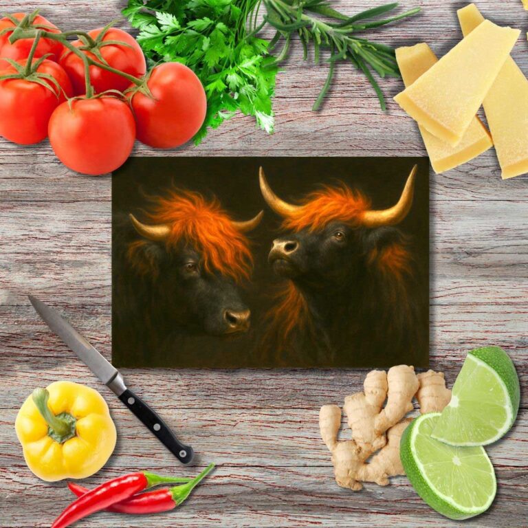 Toro Collection 1 Schneidebrett aus Glas