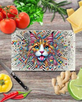 Der Leckereien Prinz 2 Schneidebrett aus Glas