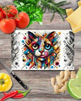 Der Leckereien Prinz 3 Schneidebrett aus Glas