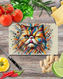 Der Leckereien Prinz 4 Schneidebrett aus Glas