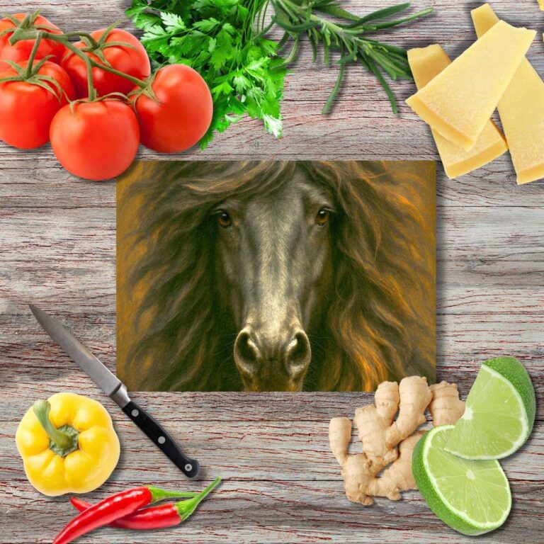 Magie 5 Schneidebrett aus Glas