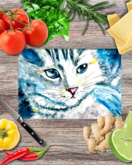 Eisblick Schneidebrett aus Glas